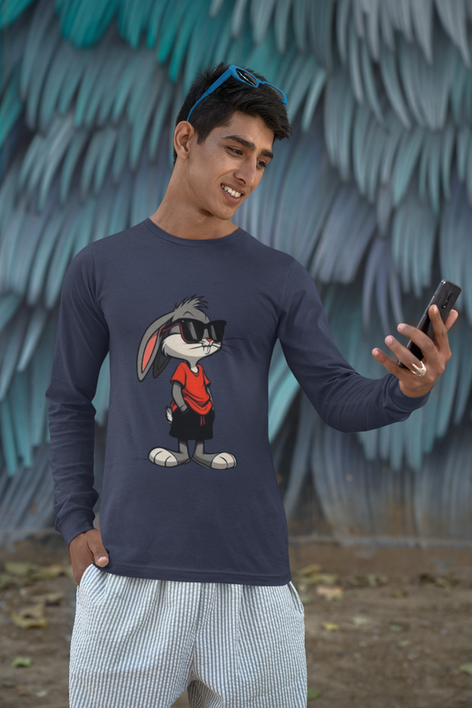 Men’s Full Sleeve T-Shirt | Bunny