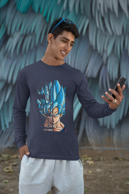 Men’s Full Sleeve T-Shirt | Goku